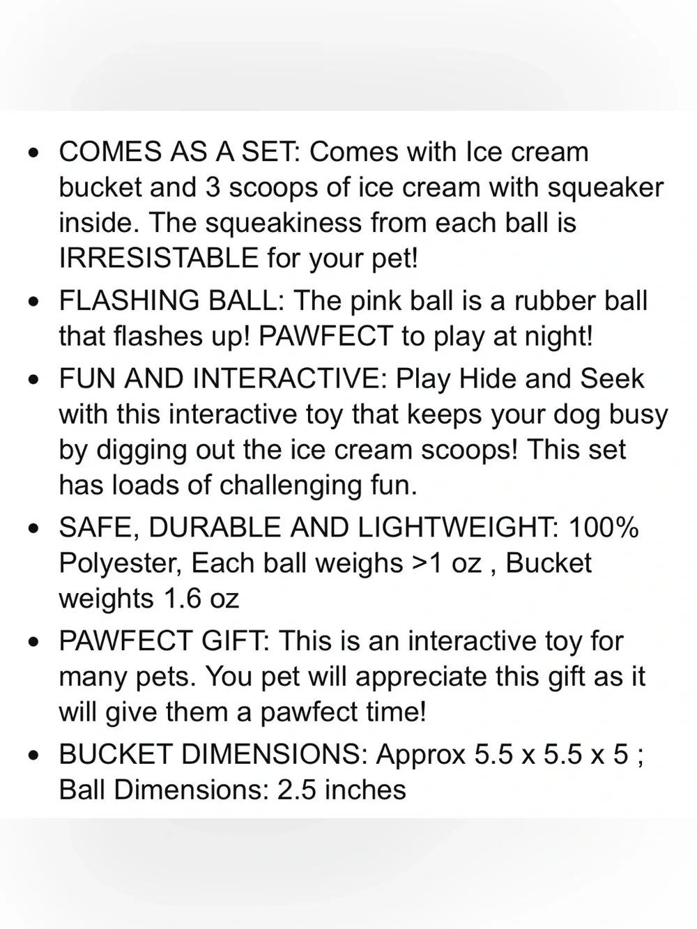 PawfectPals Interactive Ice Cream Plush Dog Toy